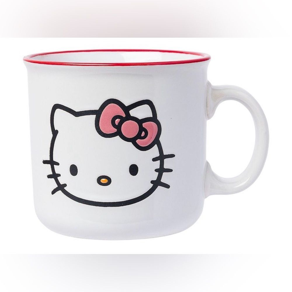 20 oz New Hello Kitty Camper Ceramic Mug NWT